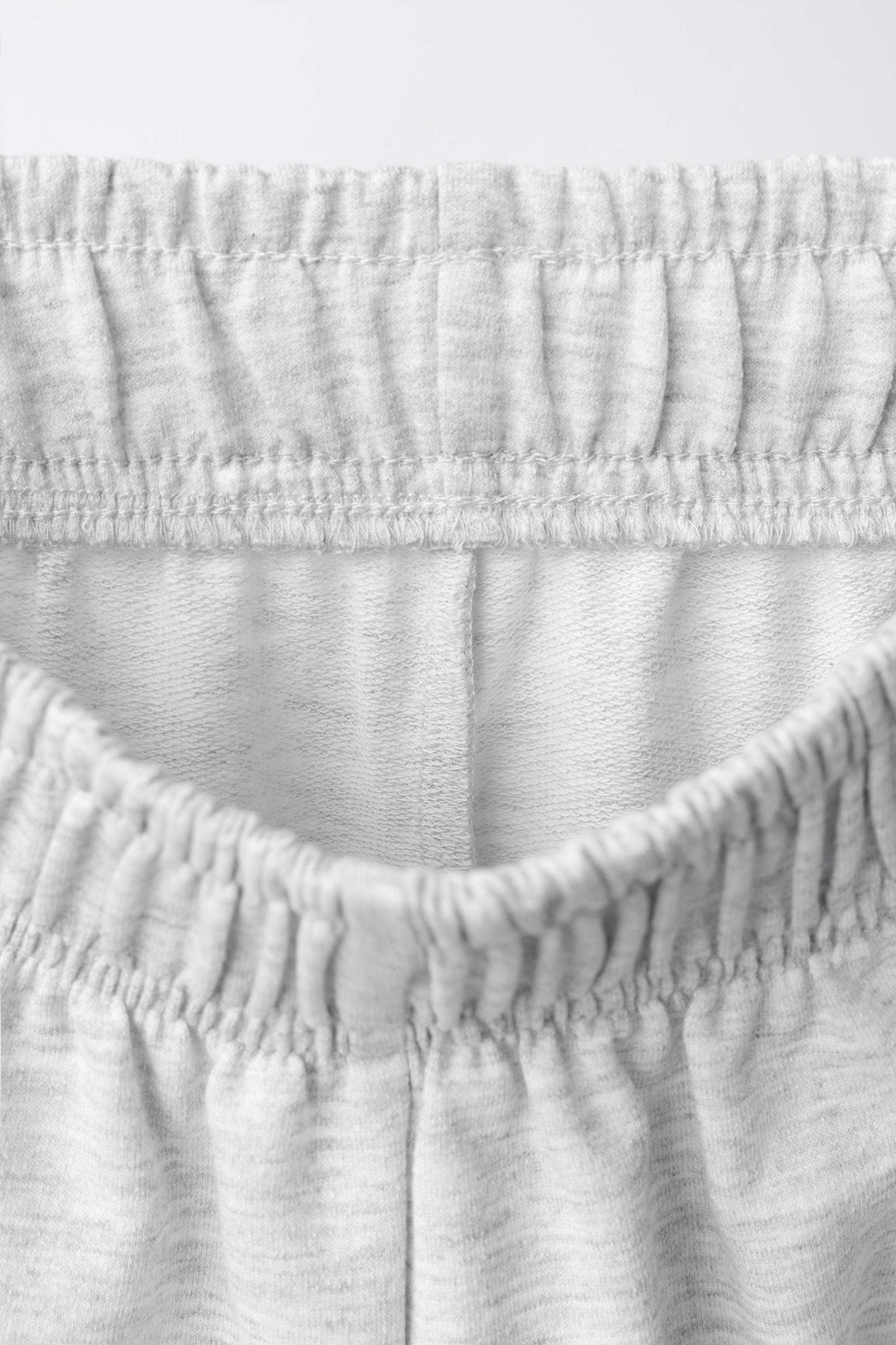 WIDE-LEG FLEECE PANTS WITH PATCH